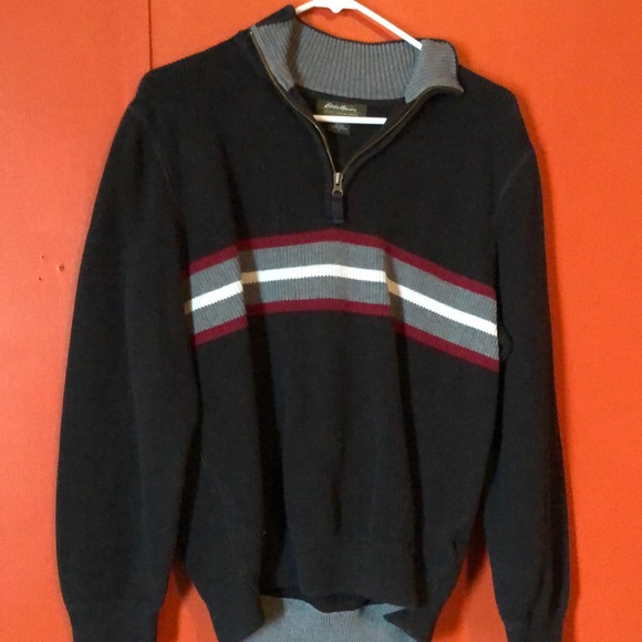Eddie Bauer 3/4 zip sweater - Picture 1 of 3